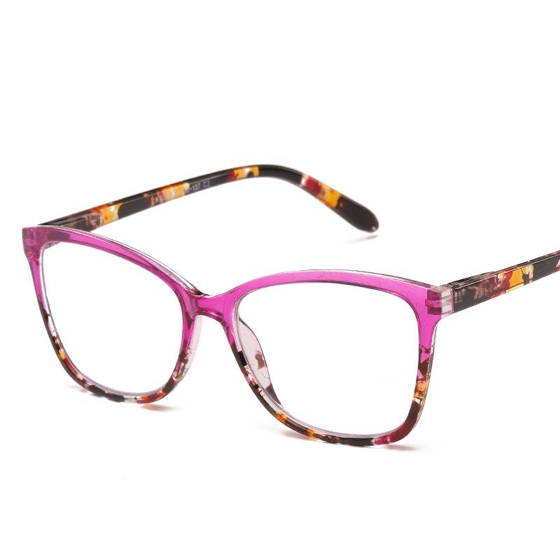 Colorful Lens Ladies Readers Spring Hinge Eyeglasses