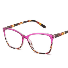 Colorful Lens Ladies Readers Spring Hinge Eyeglasses