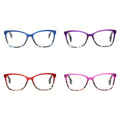 Colorful Lens Ladies Readers Spring Hinge Eyeglasses