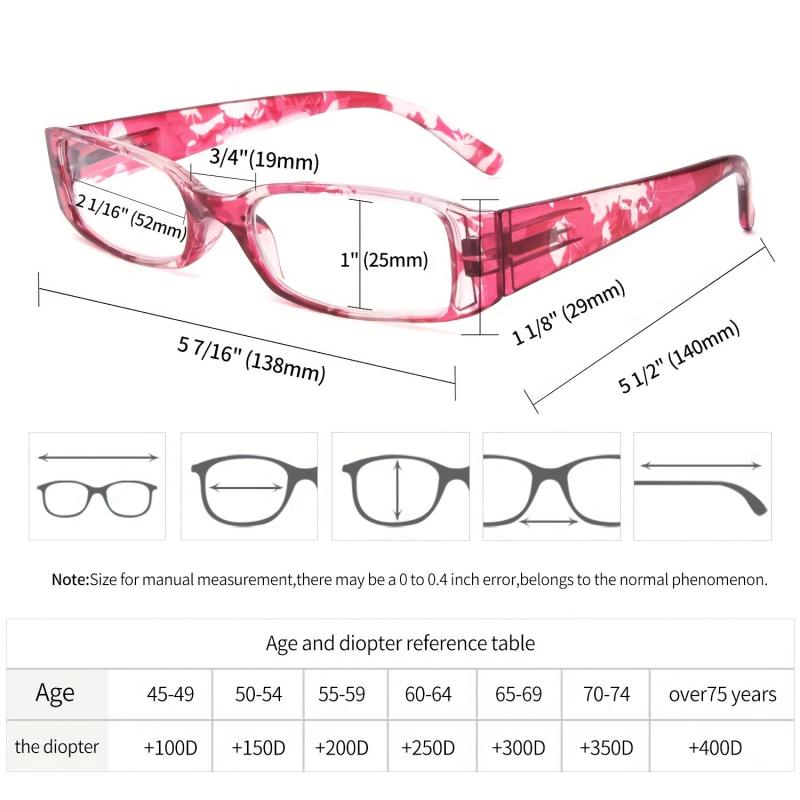 Women's Reading Glasses Light Blocking Spring Hinge