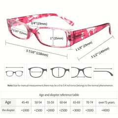Women's Reading Glasses Light Blocking Spring Hinge
