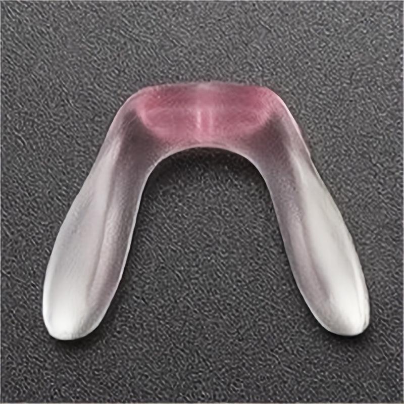 Colorful U Silicone One Piece Saddle Glasses Soft Nose Pads
