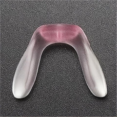 Colorful U Silicone One Piece Saddle Glasses Soft Nose Pads