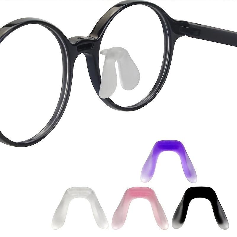 Colorful U Silicone One Piece Saddle Glasses Soft Nose Pads