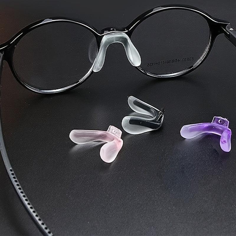 Colorful U Silicone One Piece Saddle Glasses Soft Nose Pads