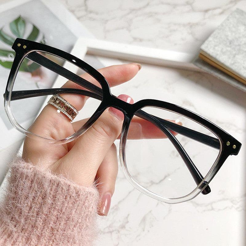 Anti Light Glasses Square Frame for E Sports & Office Workers