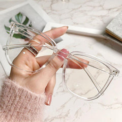 Anti Light Glasses Square Frame for E Sports & Office Workers