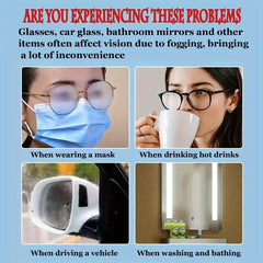 100pcs Eyeglass Cleaning Lens Wipes Individually Packaged Anti-fog Safe