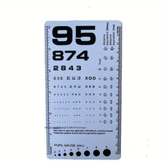 Optician Eye Chart for Eye Exams & Near Vision Testing