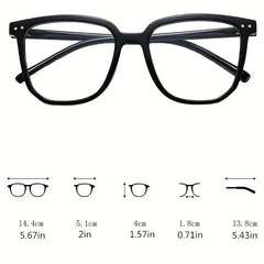 Anti Light Glasses Clear Lens Lightweight Glasses For Computer TV Phones