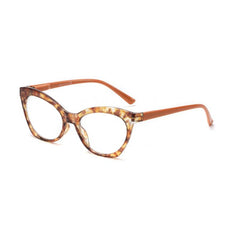 Cat Eye Reading Glasses for Women with Light Blocking Lens