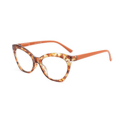 Cat Eye Reading Glasses for Women with Light Blocking Lens