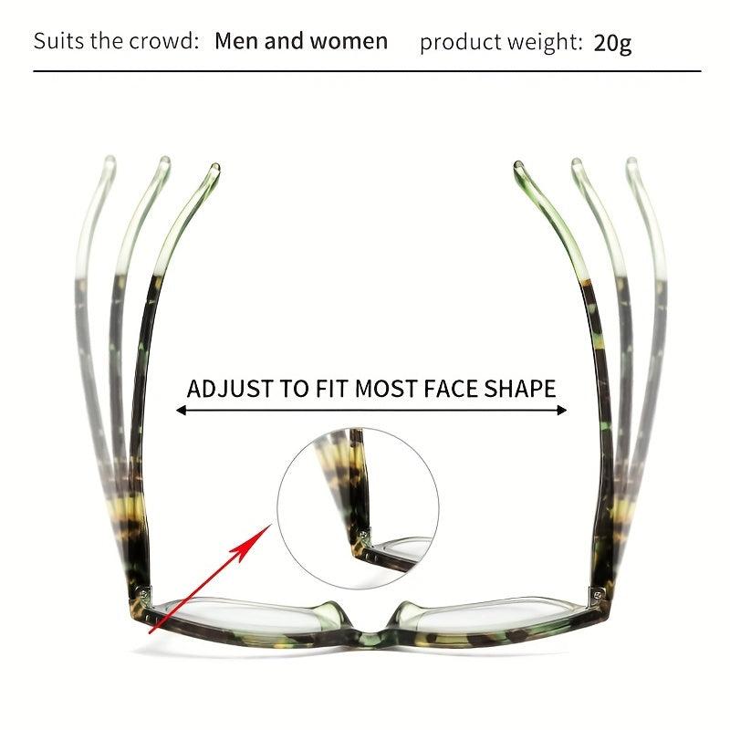 Light Blocking Spring Hinge Reading Glasses for Women Men