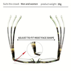 Light Blocking Spring Hinge Reading Glasses for Women Men