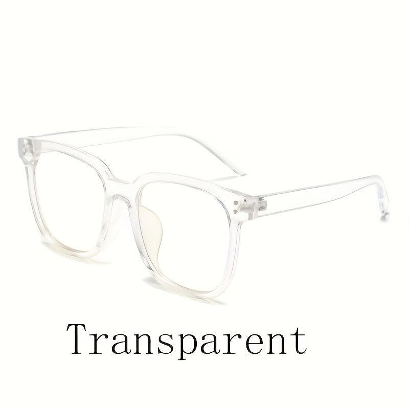 Men's Rimmed Glasses Ultra-light Box Myopia Large Face Flat Frame Tide-proof