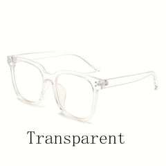 Men's Rimmed Glasses Ultra-light Box Myopia Large Face Flat Frame Tide-proof