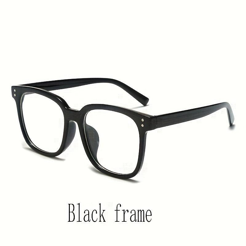 Men's Rimmed Glasses Ultra-light Box Myopia Large Face Flat Frame Tide-proof