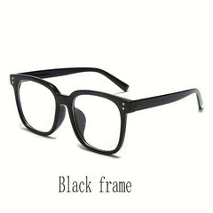 Men's Rimmed Glasses Ultra-light Box Myopia Large Face Flat Frame Tide-proof