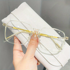 Clear Lens Light Blocking Glasses for Women & Men - Reduce UV Glare