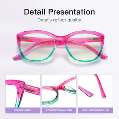 3Pack Cat Eye Reading Glasses Spring Hinges Women