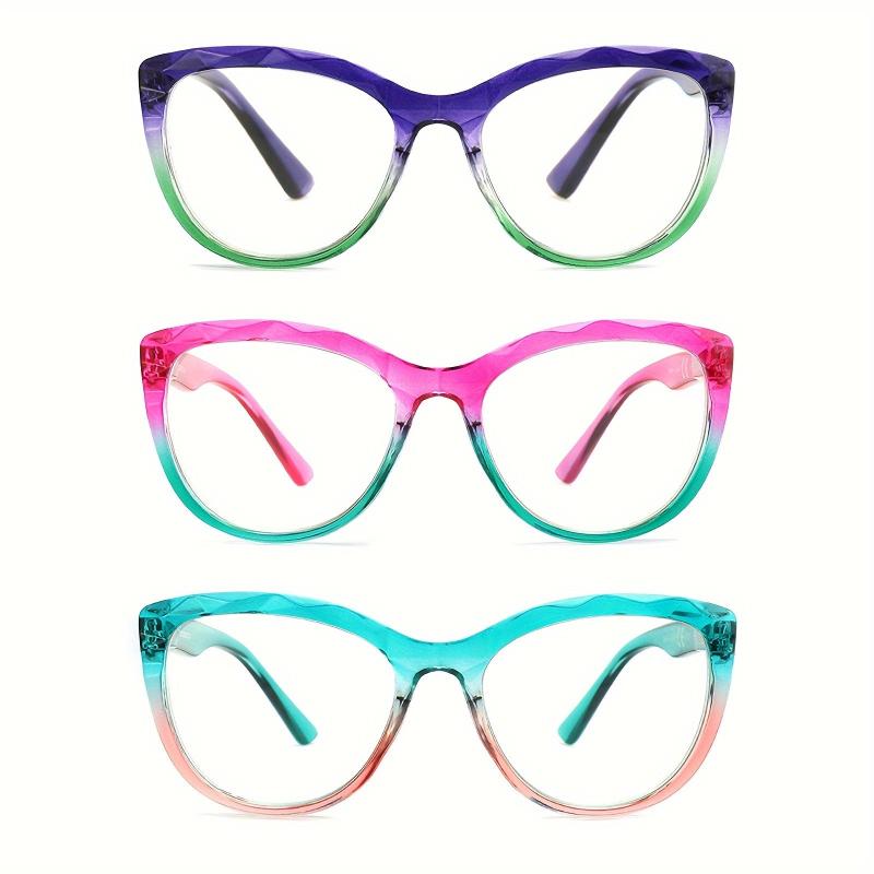 3Pack Cat Eye Reading Glasses Spring Hinges Women