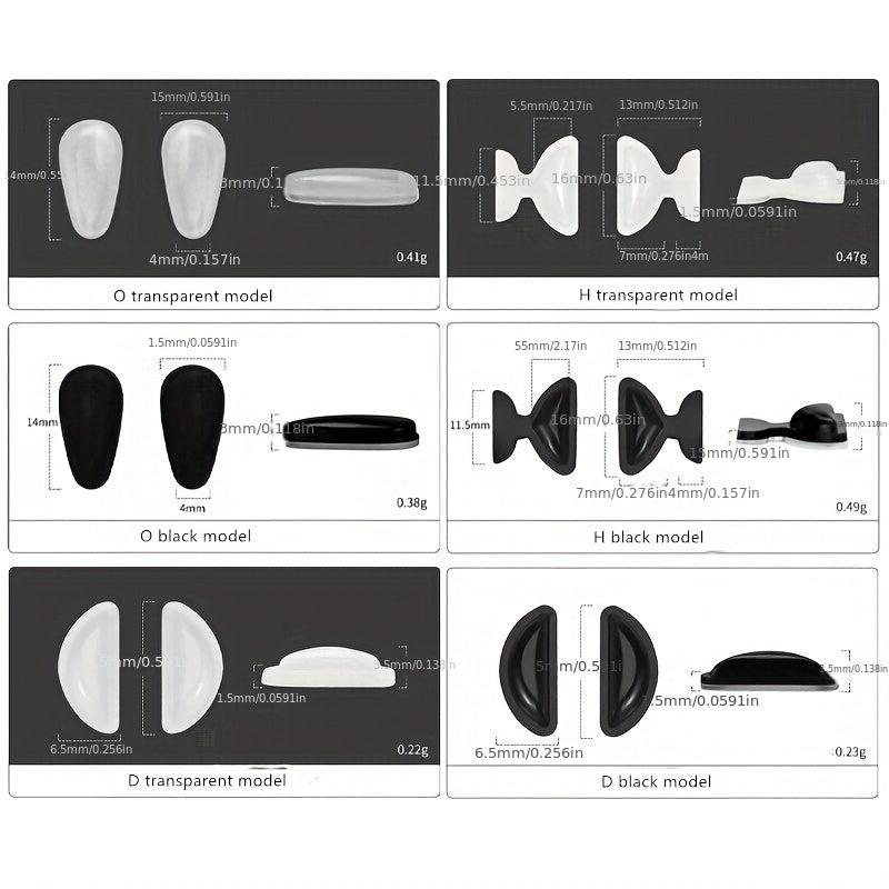 Silicone Nose Pads High Air Cushion Holder Leaf