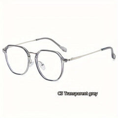 Round Frame Metal Anti Glasses Funky Glasses for Daily Use