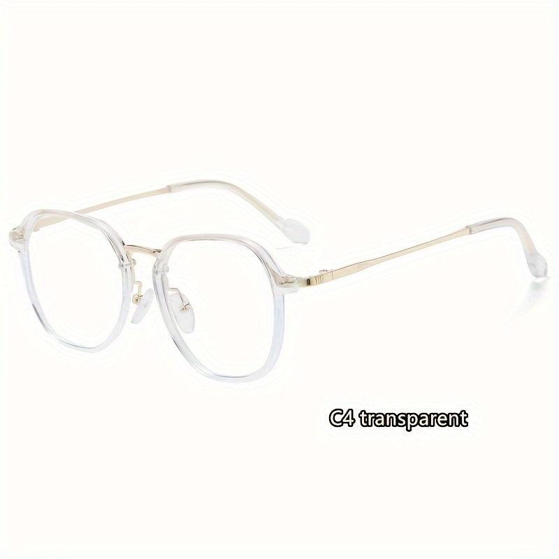 Round Frame Metal Anti Glasses Funky Glasses for Daily Use
