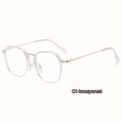 Round Frame Metal Anti Glasses Funky Glasses for Daily Use