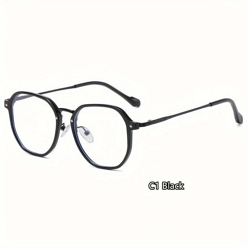 Round Frame Metal Anti Glasses Funky Glasses for Daily Use