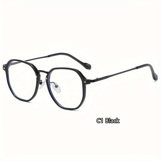 Round Frame Metal Anti Glasses Funky Glasses for Daily Use