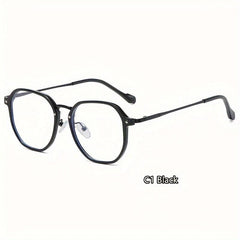 Round Frame Metal Anti Glasses Funky Glasses for Daily Use