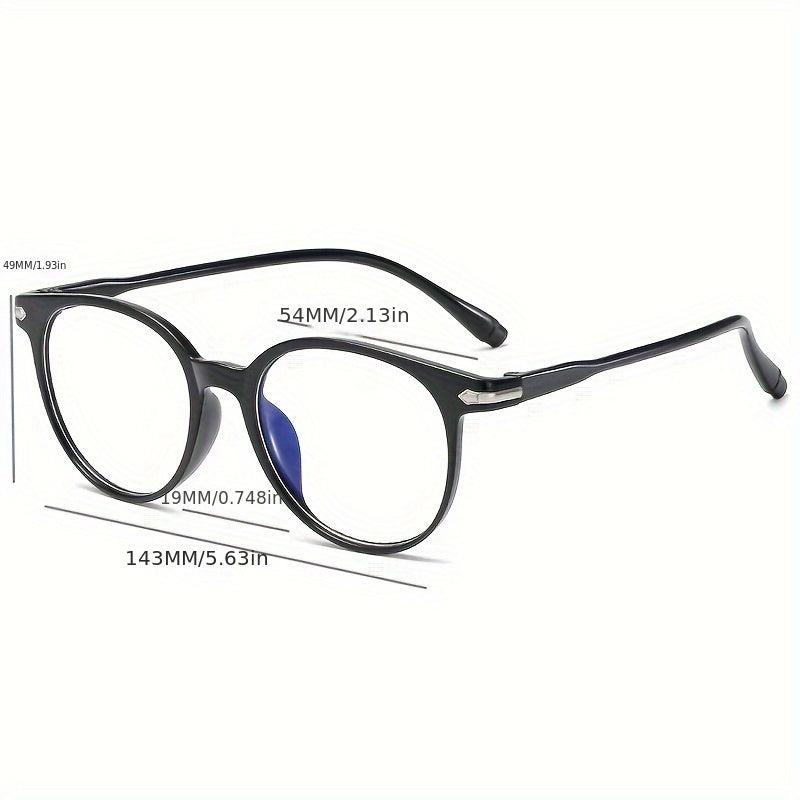 Retro Round Anti Light Computer Glasses for Men and Women