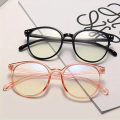 Retro Round Anti Light Computer Glasses for Men and Women