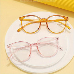 Retro Round Anti Light Computer Glasses for Men and Women
