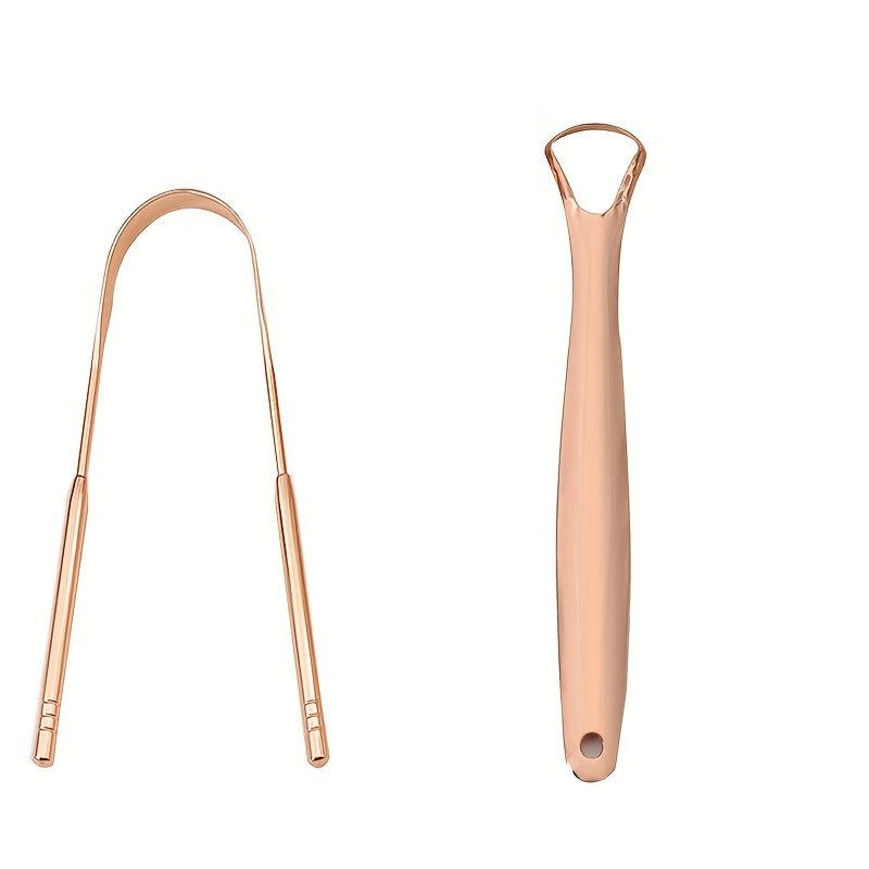 4pcs Tongue Scraper Stainless Steel Cleaners Mental Tools Adults