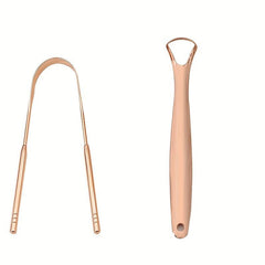 4pcs Tongue Scraper Stainless Steel Cleaners Mental Tools Adults
