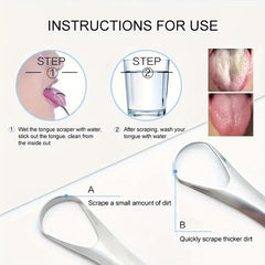 Stainless Steel Tongue Scraper for Bad Breath Oral Care