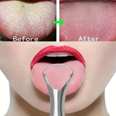 Stainless Steel Tongue Scraper for Bad Breath Oral Care