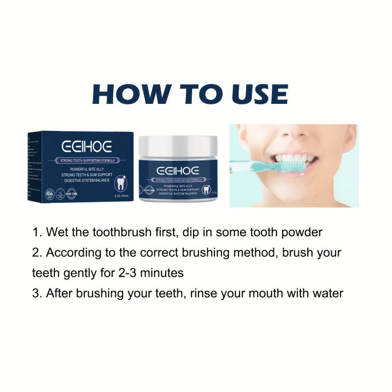 Teeth Whitening Powder - Stain Remover & Cleaning Freshener