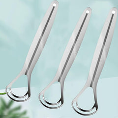 Stainless Steel Double Layer Tongue Scraper for Oral Care