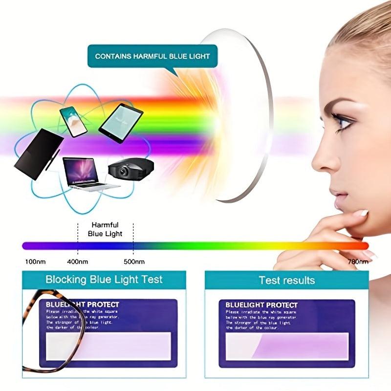 Large Square Readers Light Blocking Glasses Wide Fit Cheaters