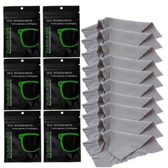 10pcs Microfiber Anti Fog Wipes for Glasses Reusable Blur Textured Cloth