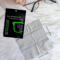 10pcs Microfiber Anti Fog Wipes for Glasses Reusable Blur Textured Cloth