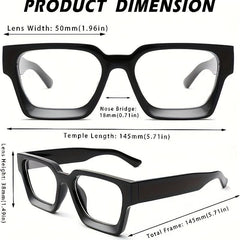 Women's Light Blocking Glasses with Preppy Look Frames