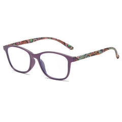 Retro Printed Anti Light Presbyopic Glasses For Men And Women 1.0-4.0