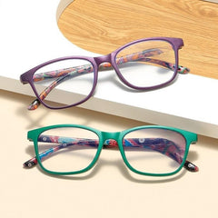 Retro Printed Anti Light Presbyopic Glasses For Men And Women 1.0-4.0