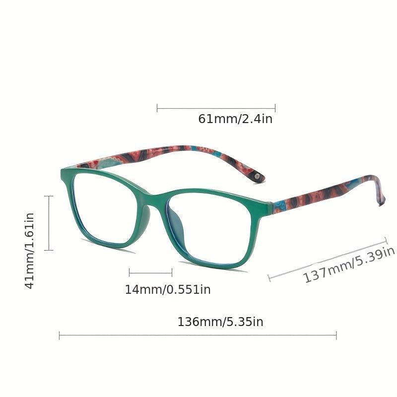 Retro Printed Anti Light Presbyopic Glasses For Men And Women 1.0-4.0