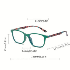 Retro Printed Anti Light Presbyopic Glasses For Men And Women 1.0-4.0