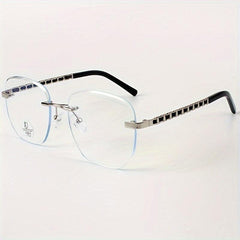 Personality Braided Rope Leg Frameless Glasses